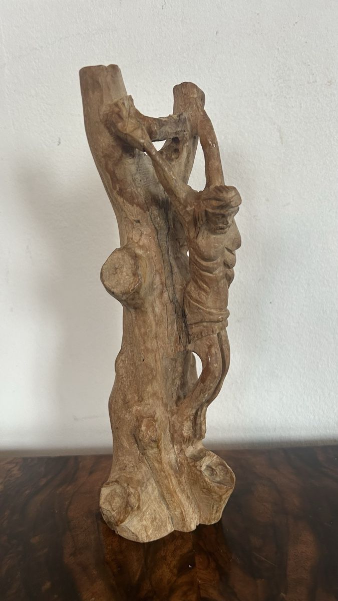 Sculture & Statue: Jesus der Gefesselte, Statuette aus Olivenholz – Usato da Riedholz venduto da Frettchen63 6
