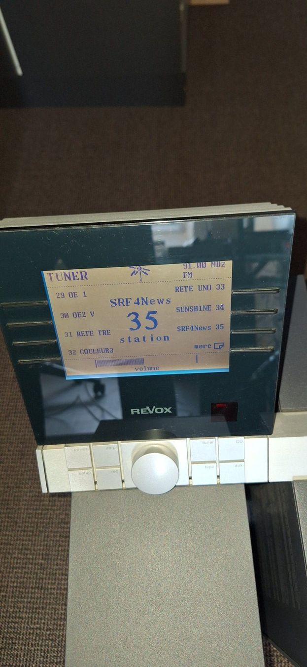 Lettore multimediale & Streamer: REVOX Evolution System 5 (Tuner, CD-Player, Verstärker) + FB – Usato da Birmensdorf ZH venduto da Codexpo 3