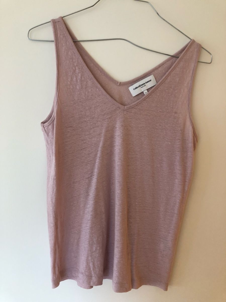 Collectif Mon Amour Tops: Collectif mon amour LeinenTop M – D'occasion à Zürich par Hey20