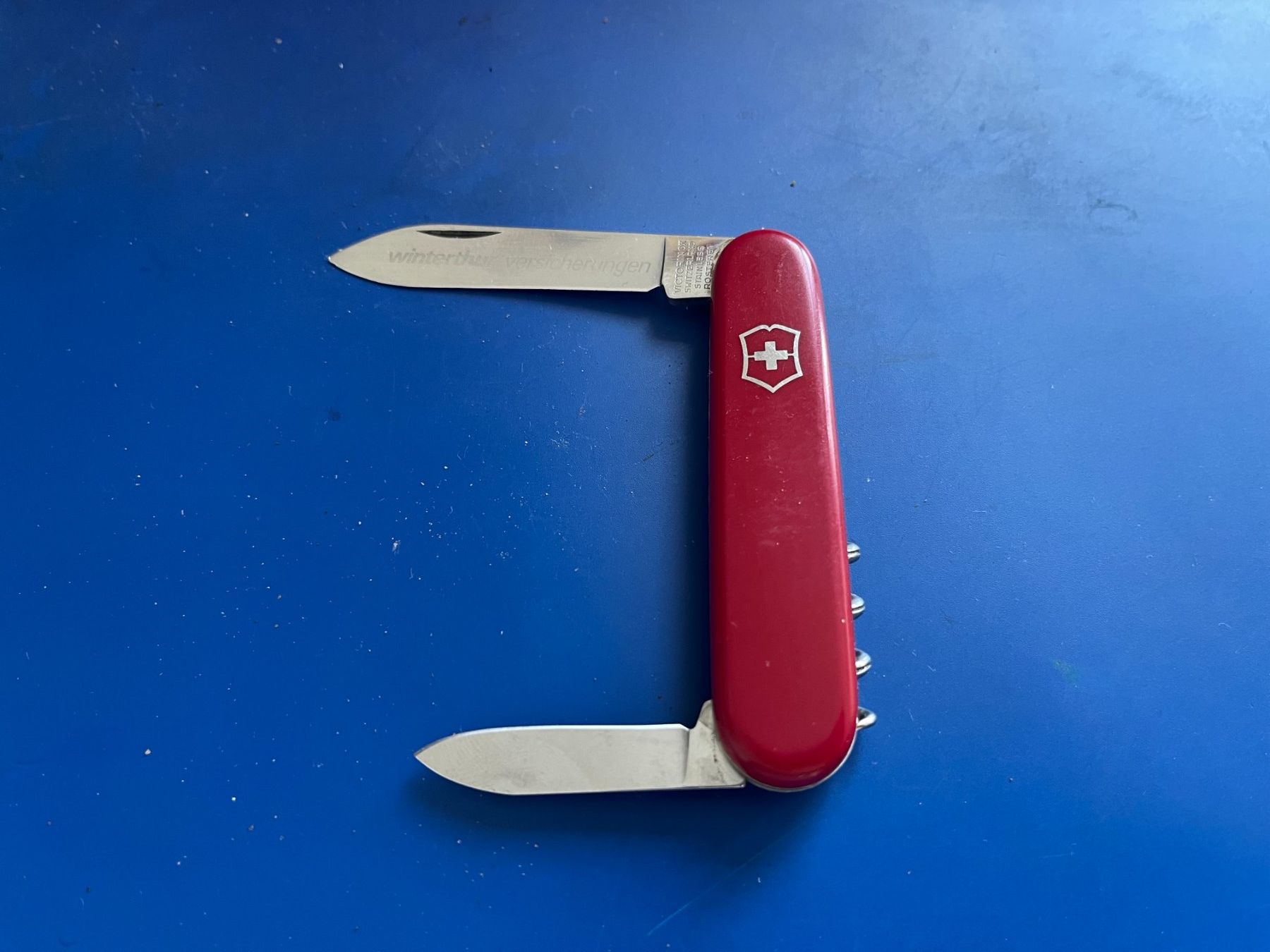 Victorinox Taschenmesser: Victorinox Messer mit Werbung auf Klinge – Gebraucht aus Dintikon von Redgar58 2