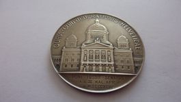 Uralte Silbermedaille: Einweihung Bundeshauses 1902 , unz.