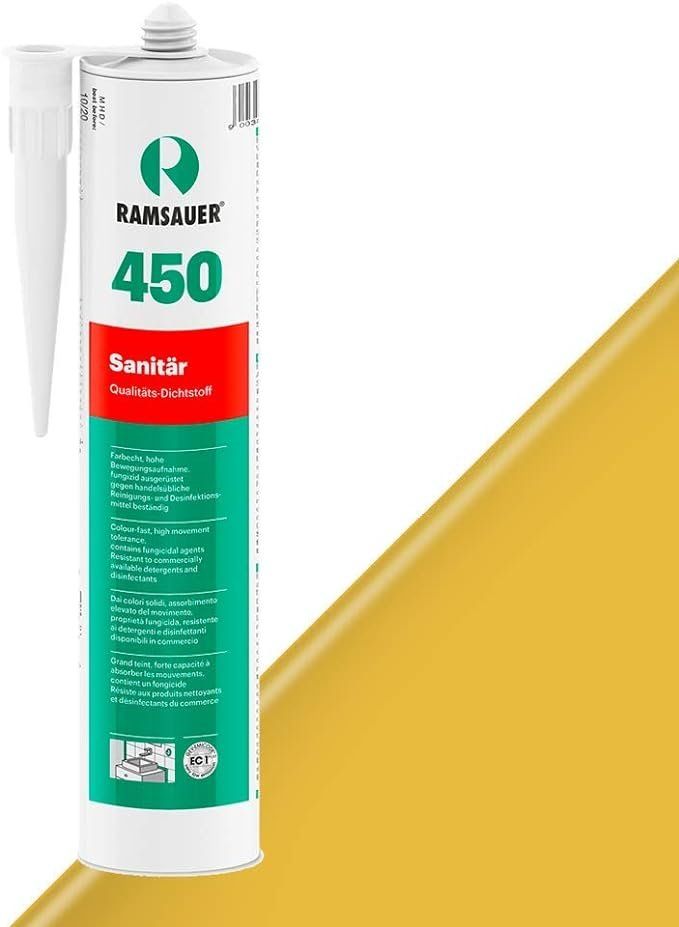 Sanitär: Silikon Ramsauer je 1Kartusche, Sonnengelb und Curry – Neu und originalverpackt aus Gommiswald von Bullhead 1