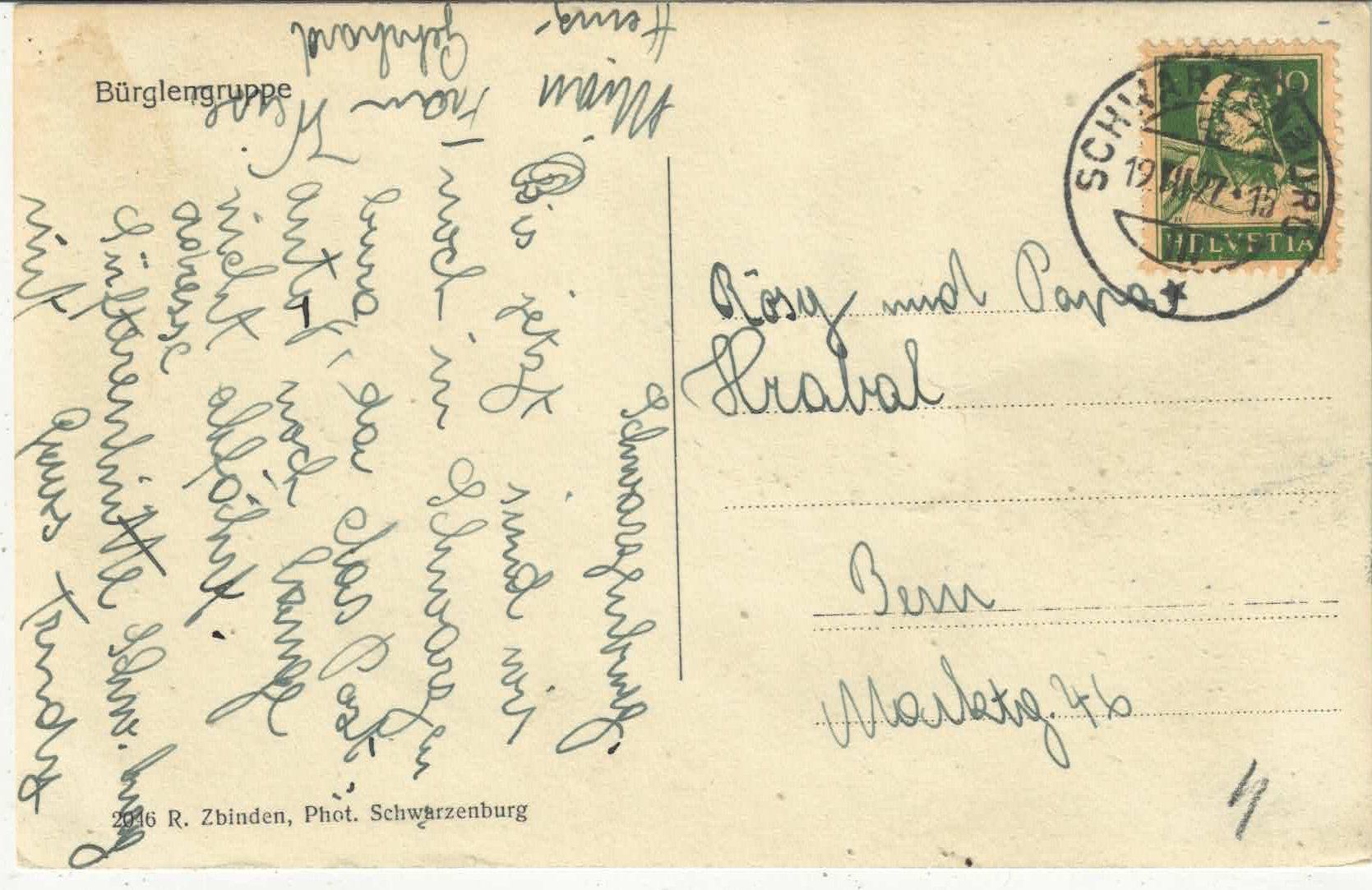 Cartes postales: Bürglengruppe – D'occasion à Ettingen par Kartenplanet 1