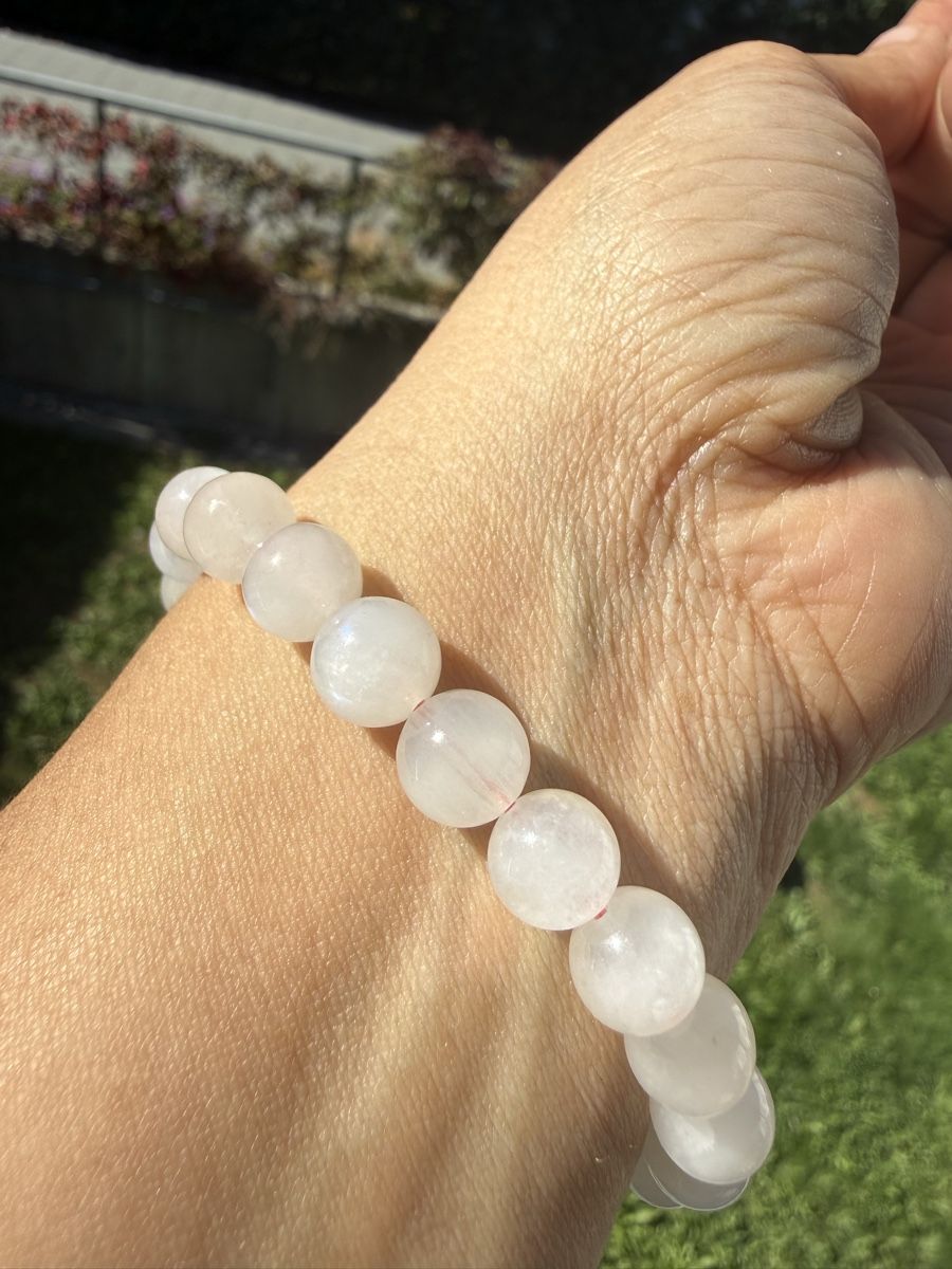 Bracciali & Braccialetti: Edel Rosa Mondstein 8mm Perlen  – Nuovo (secondo la descrizione) da Jegenstorf venduto da SteinGlanz 5
