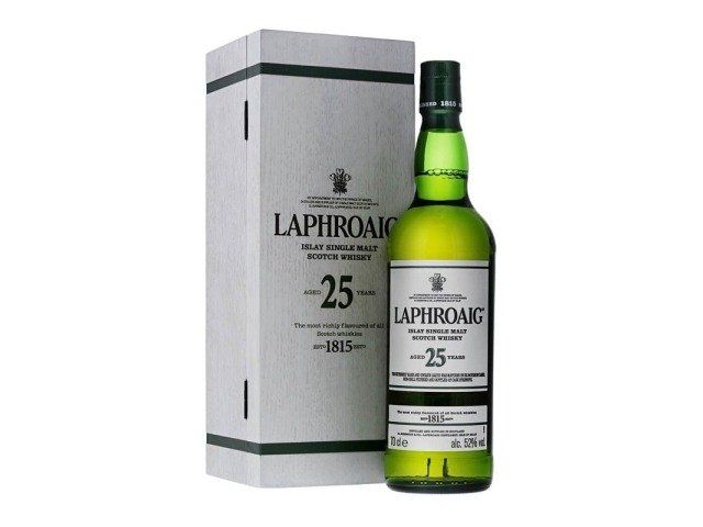 Laphroaig Bevande alcoliche: Laphroaig 25 Years Cask Strength 2018 70cl 52% – Nuovo e nell'imballaggio originale da Niederrohrdorf venduto da Spiritsmore