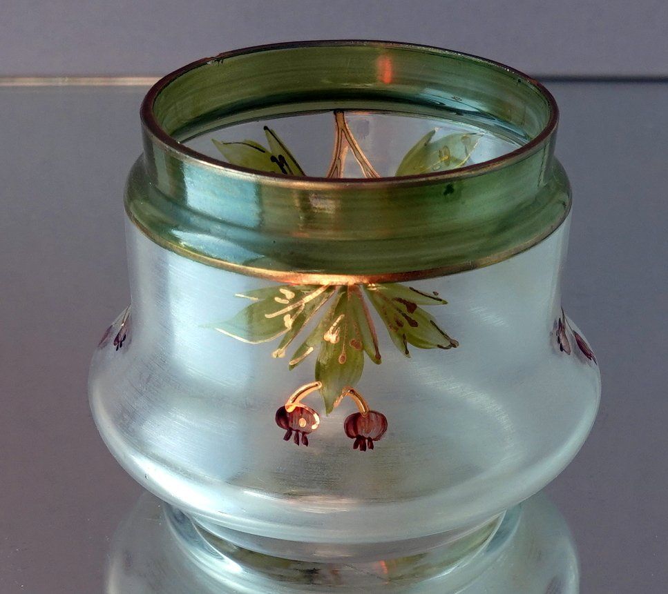 Zuckerdosen: Jugendstil Glasdose Antik – Gebraucht aus Brunnen von brocundfloh 2