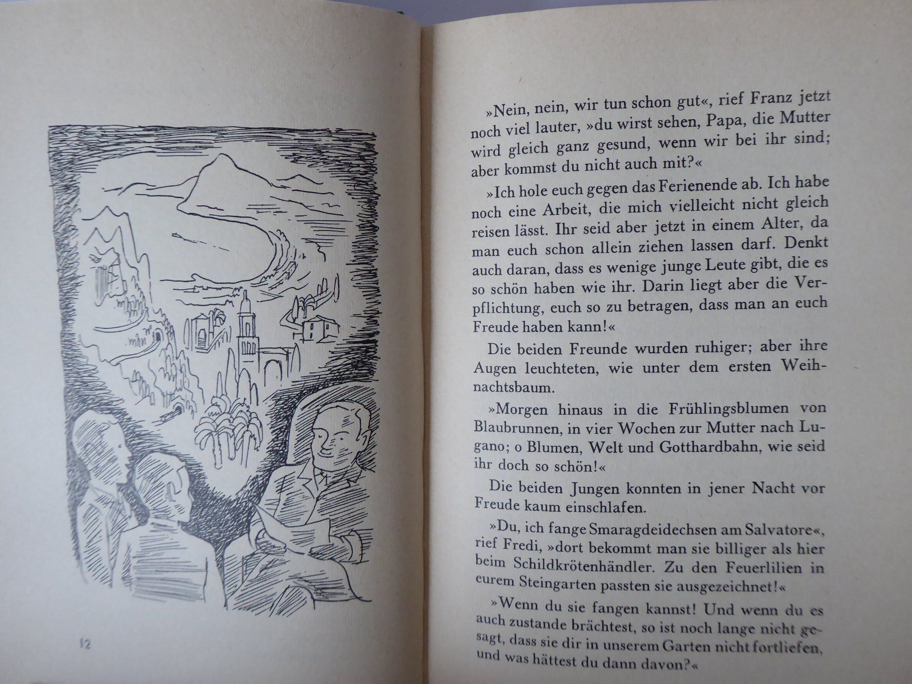 Libri: Die Blaubrunner Buben, Werner Laederach , 2. Teil, 1946 – Usato da Turbenthal venduto da Panau 2