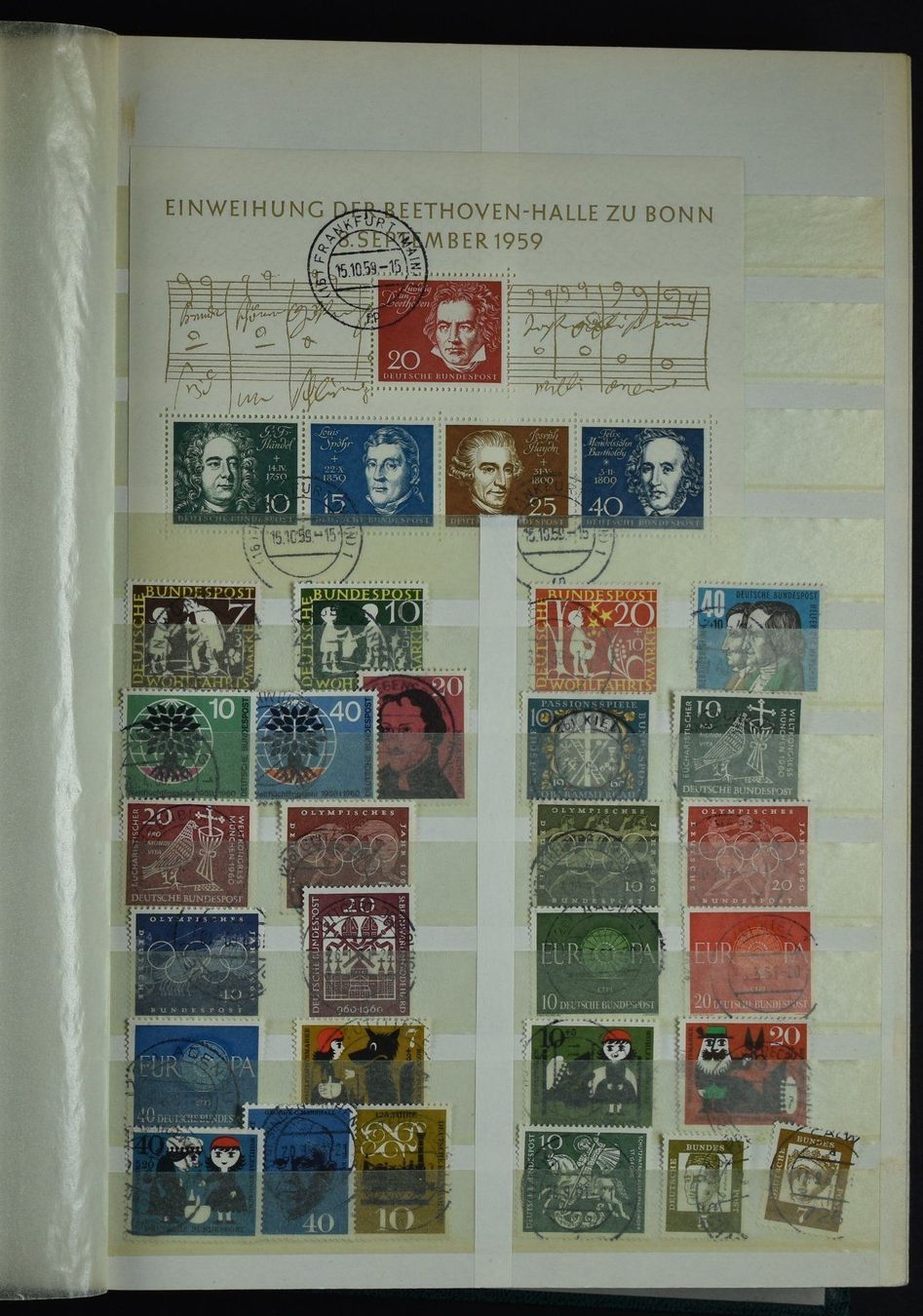 Alle Briefmarken: BUNDESREPUBLIK, SAMMLUNG IN EINSTECKBUCH 1949-2007, GEST. – Gebraucht aus Wetzikon ZH von Philimpex 5