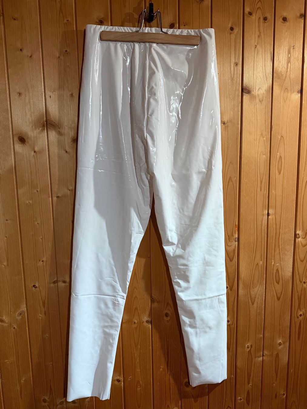 Leggings: Vinyl Lack Leggings Weiss – Nuovo e nell'imballaggio originale da Uetendorf venduto da Stoun 6