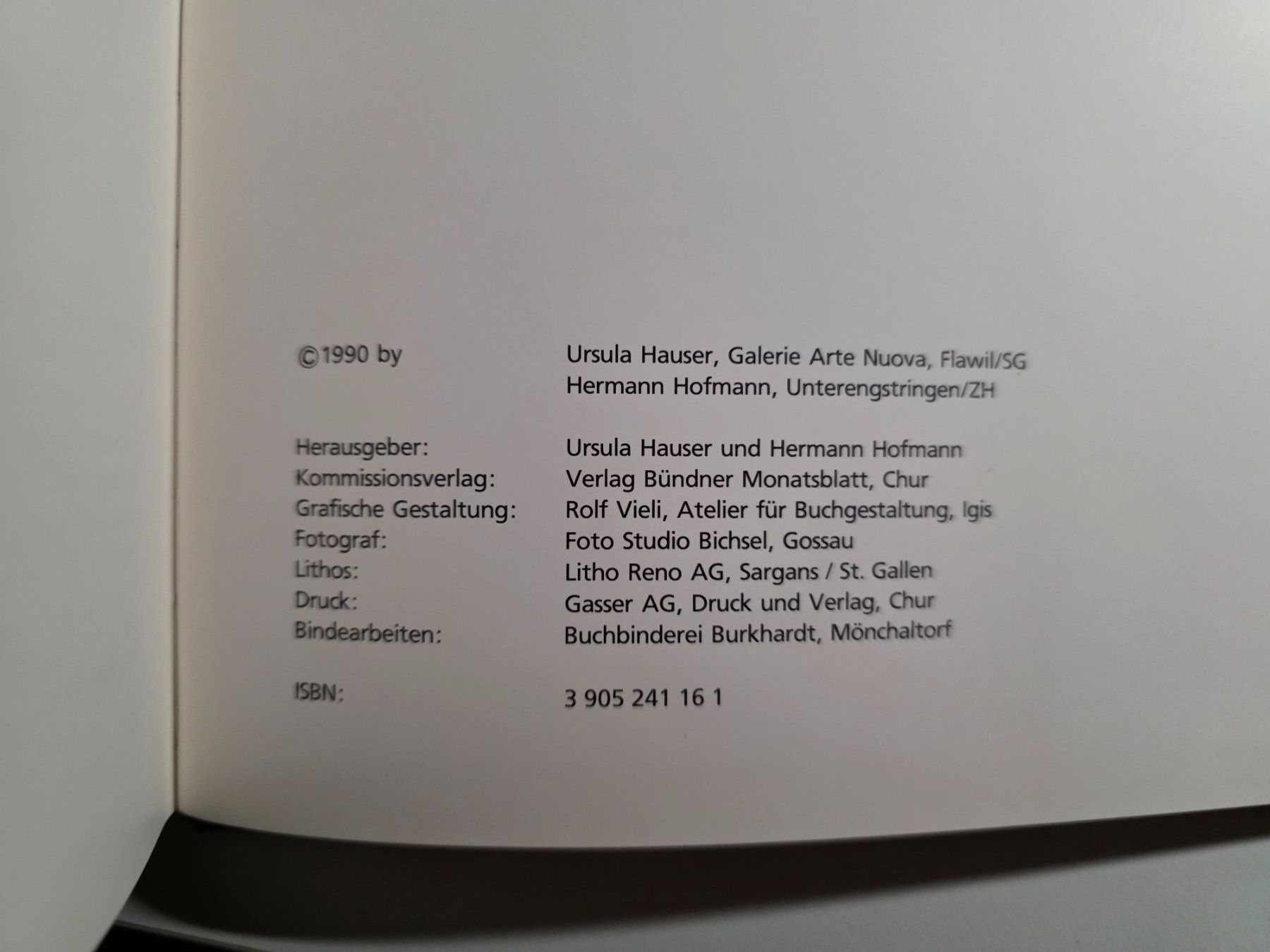 Libri: Hermann Hofmann Unterengstringen - Kunst Katalog 1990 – Usato da Walterswil BE venduto da Lonitti 9
