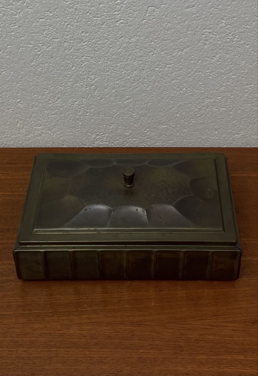 Dosen: Antike Messing Schatulle Dresdner Kunstgewerbe Art Deco Box – Gebraucht aus Zürich von Vintagewiesel 2