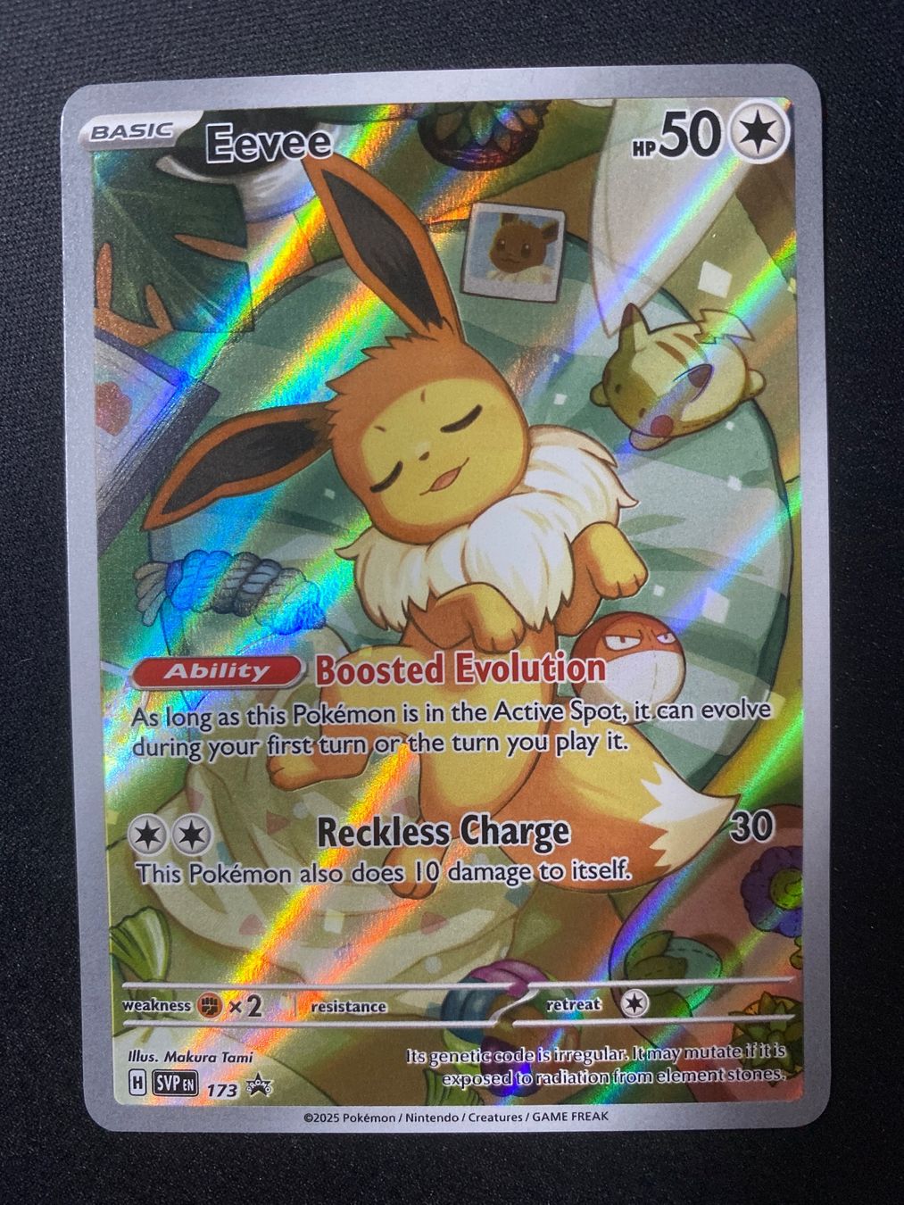 Eevee 173 Evoli Promo SV Black Star Promos EN Neu gem ss 
