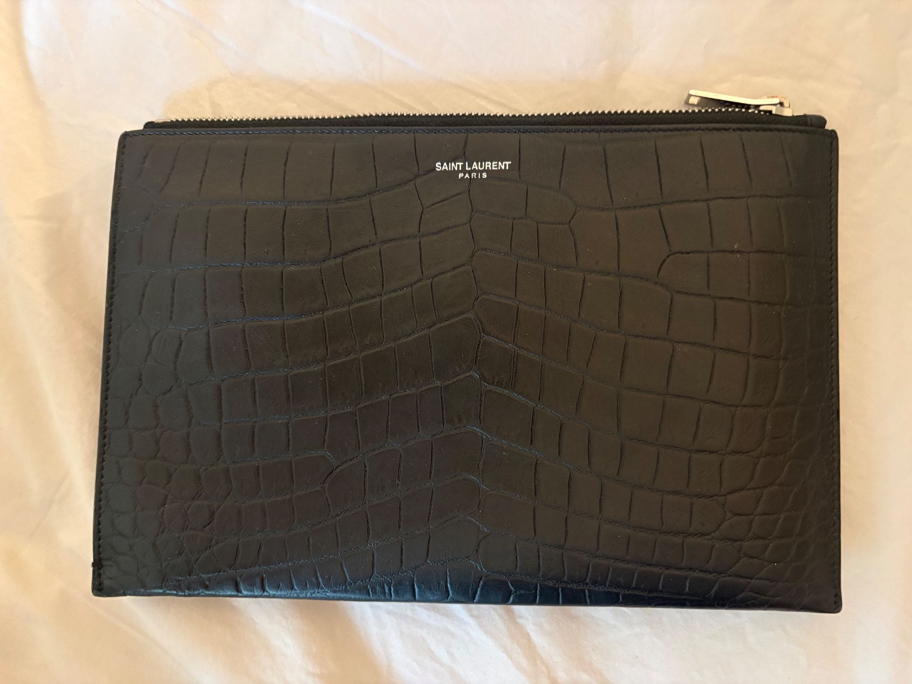 Saint Laurent Taschen: Saint Laurent clutch schwarz – Gebraucht aus Zürich von ritzo1