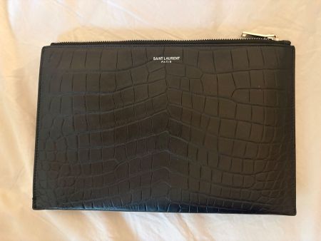 Saint Laurent clutch schwarz