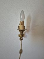 Messing Wandlampe einflammig