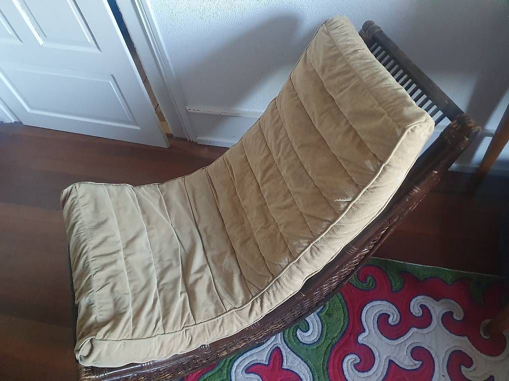 Sedie a sdraio: Vintage rattan liege – Usato da Olten venduto da stritten