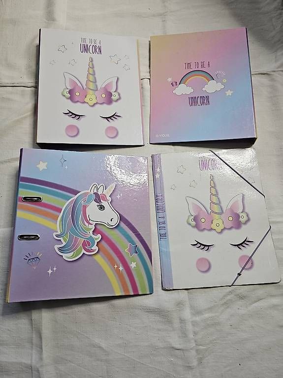 Raccoglitori: Lot classeurs thème licorne 4 pces – Usato da Gland venduto da Vee_0