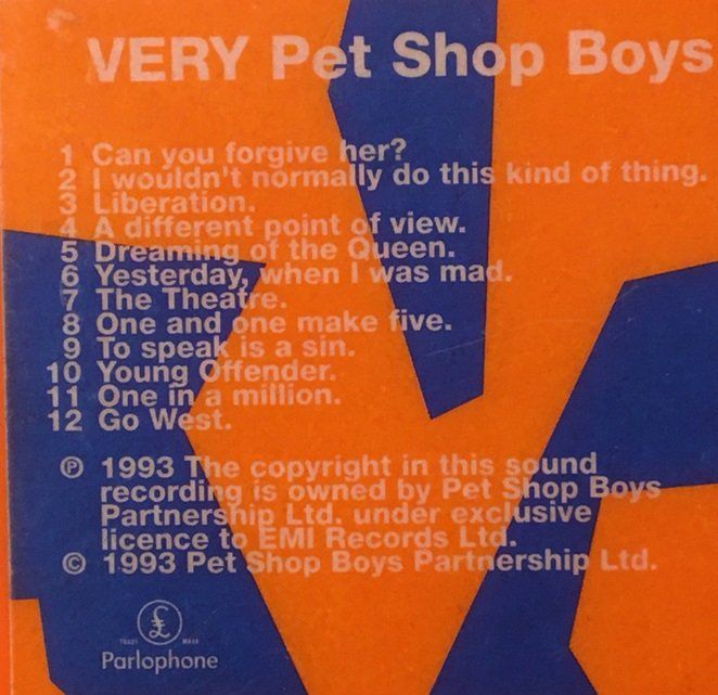 CD: Pet Shop Boys - Very – Usato da Grüningen venduto da azulverde 2