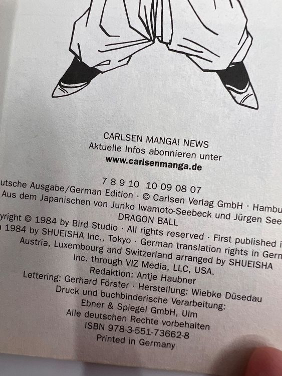 Fumetti: Dragonball Buch 42 - Der Abschied – Usato da Steffisburg venduto da MEB-Trade 2