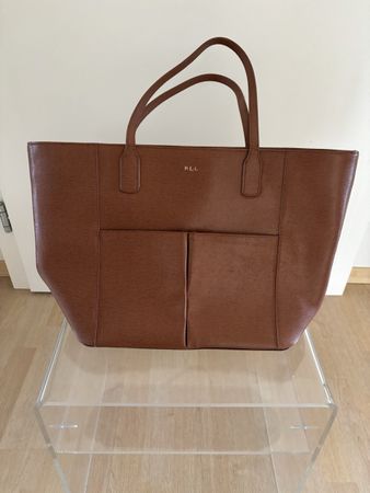 Original RLL Damenhandtasche in Cognac - Top Zustand!