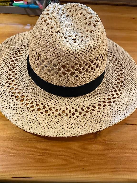 Hüte, Mützen & Caps: STROH HUT HELLBEIGE-UNISEX – Gebraucht aus Meienried von ManuelaBoutique 1