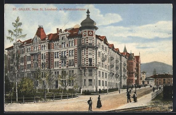 Cartes postales: St. Gallen, Neue St. Leonhardstrasse und – D'occasion à Berlin par bartko-reher