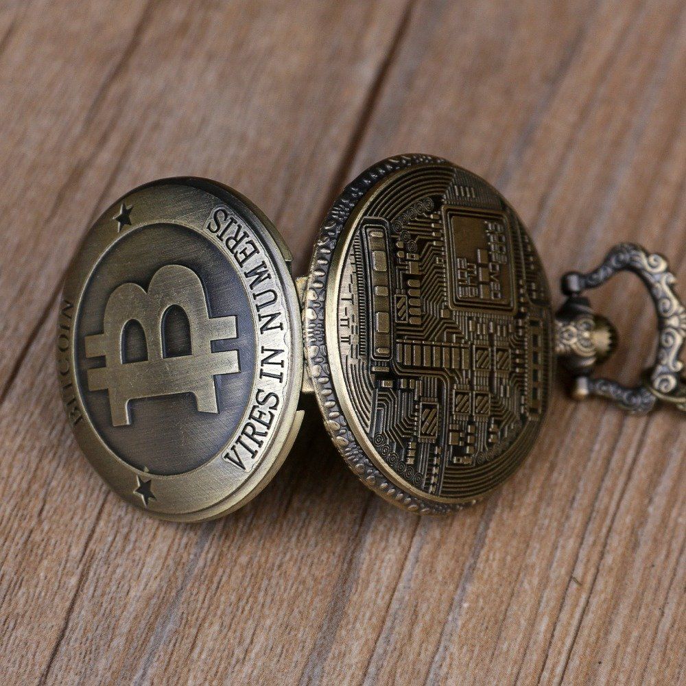 Uhren: Bitcoin Taschenuhr – Neu und originalverpackt aus Niederurnen von Ghost.recon 1