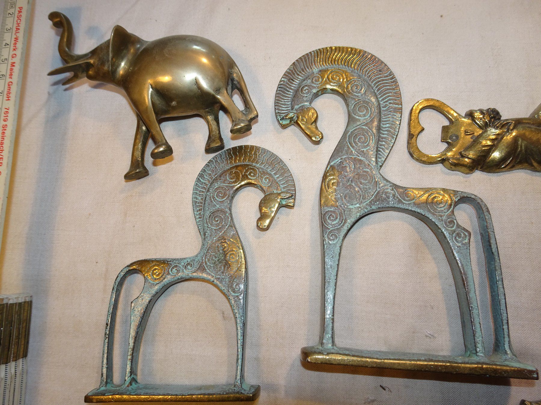Statuette: Messing Figuren Lot – Usato da Bichwil venduto da Silbereule9 3