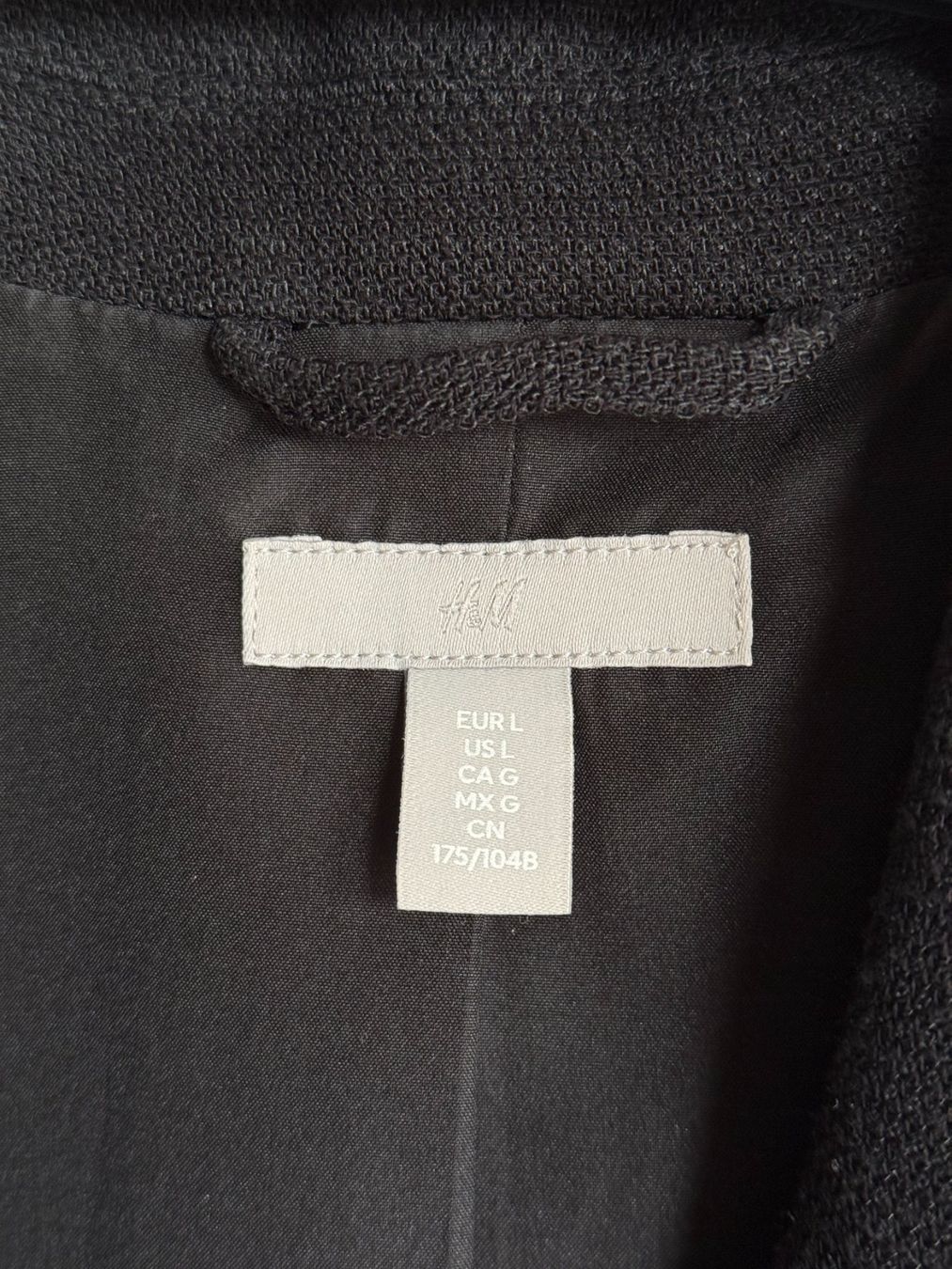 H&M Completi & Tailleur: Blazer, schwarz, Grösse L – Usato da Emmenbrücke venduto da Florentina27 3