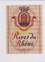 Etikette - Rives du Rhône (Gamay) /bd