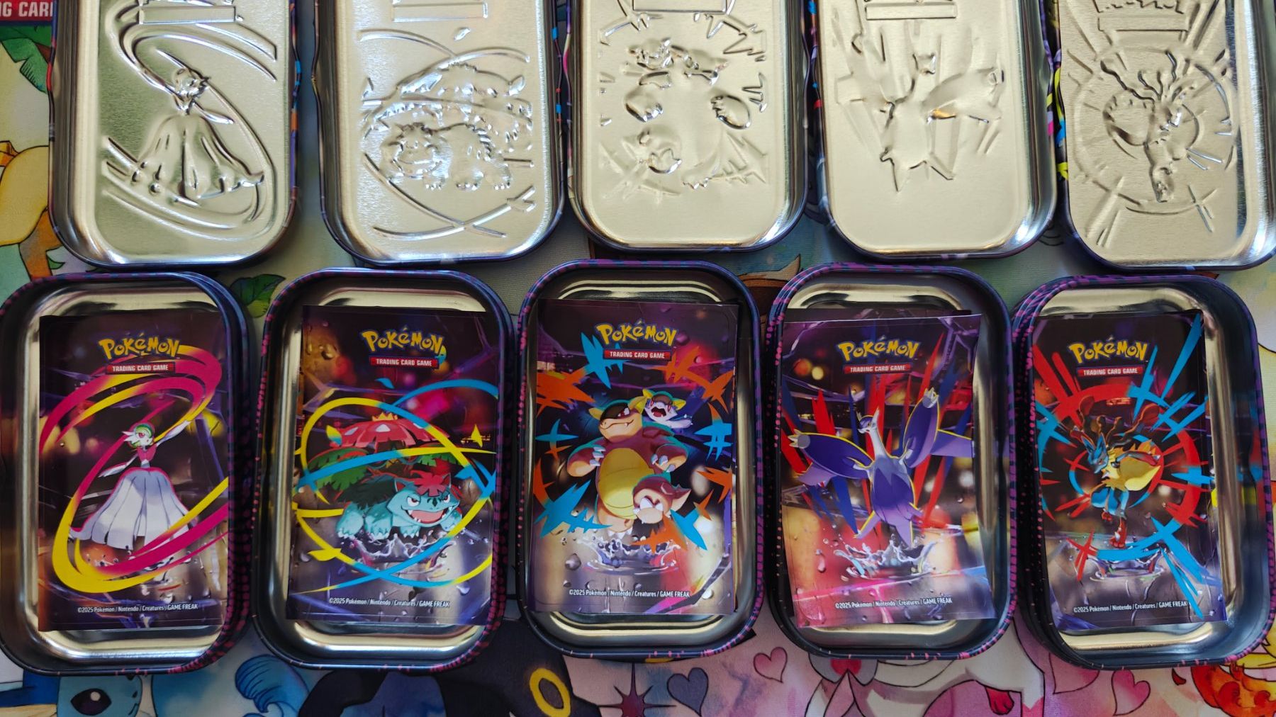 Pokémon Sammelbilder & Trading cards: 16 Mega Evolutions Mini Tins - Leer/Empty – Neu (gemäss Beschreibung) aus Zürich von cherizet 2