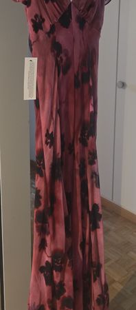 Robe longue à fleurs neuve taille M 38