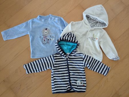 Baby Kleidung Set 3 Teile Jacken Pullover Grösse 62