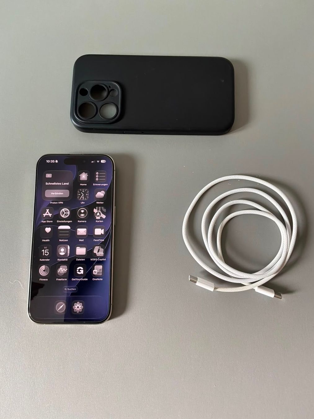 Apple Handys / Smartphones: iPhone 15 Pro 256GB Natural Titanium – Gebraucht aus Rifferswil von mic_mw22 2