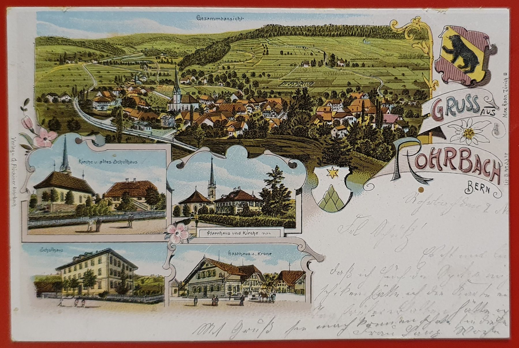 Cartoline postali: Gruss aus Rohrbach 1902 – Usato da Kreuzlingen venduto da Rschweiz1