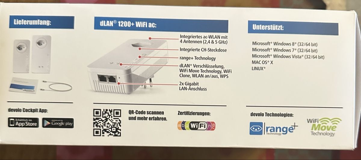Devolo WiFi: Devolo dLAN 1200+ – D'occasion à Yverdon-les-Bains par Swissm35 3
