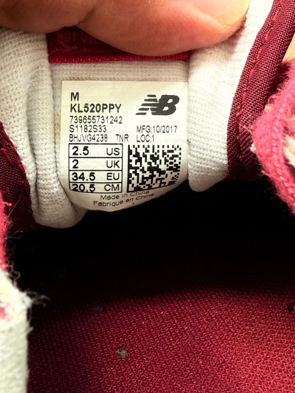 New Balance Scarpe per ragazze: Sneaker New Balance Gr. 34.5 – Usato da Chambésy venduto da mariuselus 3