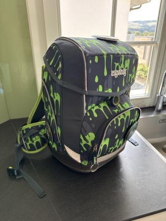 Ergobag Schulthek, gebraucht, blau-grün
