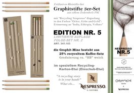 341.103 Recycling Bleistifte * Nespresso Nr.5 * Caran d'Ache