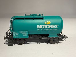 ROCO, Kesselwagen (Tankwagen) MOTOREX Türkis, DC