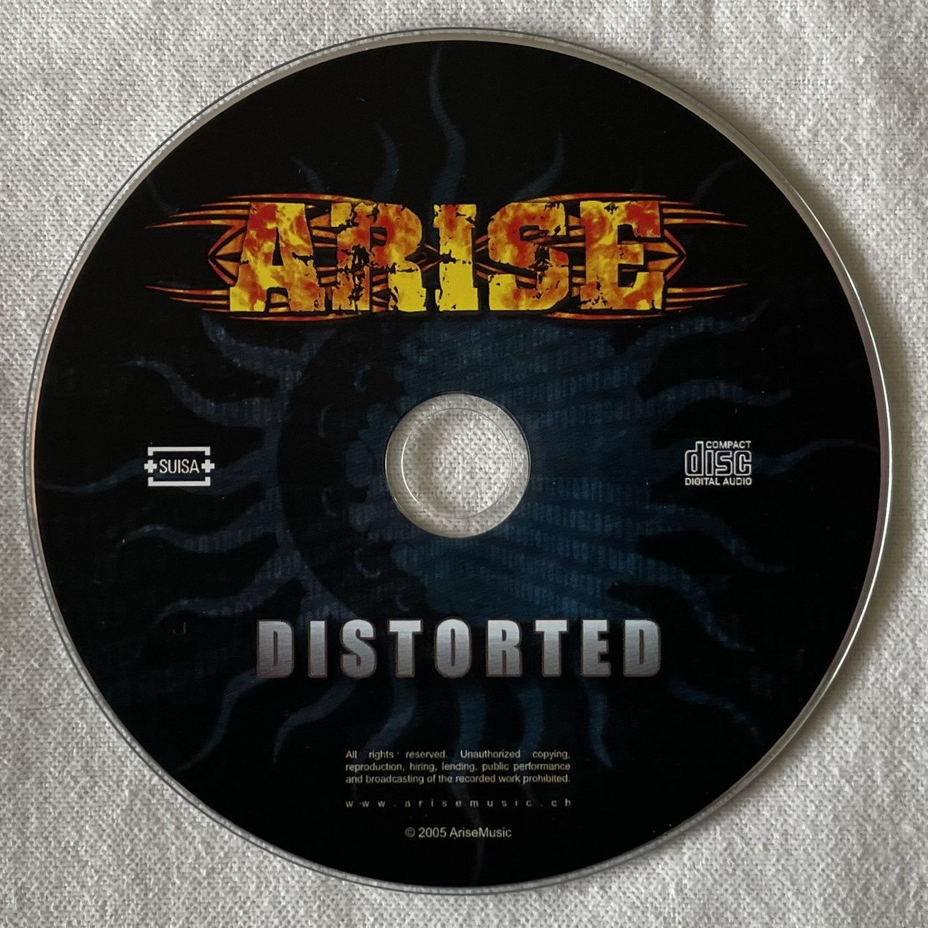 CD: Arise – Distorted - CD - 2005 - Rare Self Release - CH Press – Usato da Uster venduto da Zardodel 1