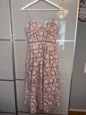 Lace Dress Light Pink Size M New Condition