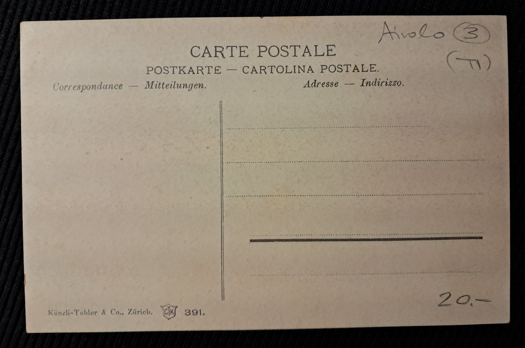 Cartoline postali: AIROLO - MOTTO BARTOLA – Usato da Ponto Valentino venduto da giorgia06 1
