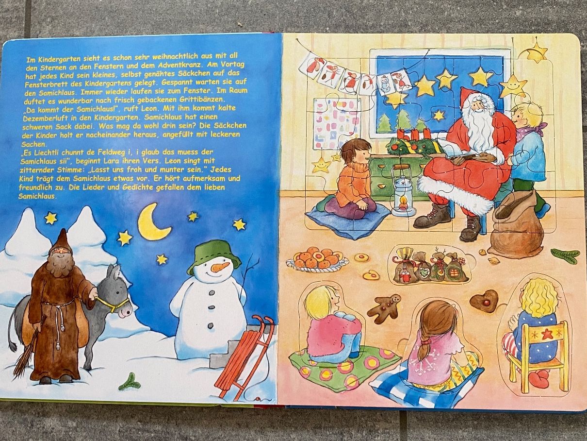 Libri: Mein grosses Kindergarten Puzzlebuch – Nuovo (secondo la descrizione) da Gutenswil venduto da Glitzersternchen 3