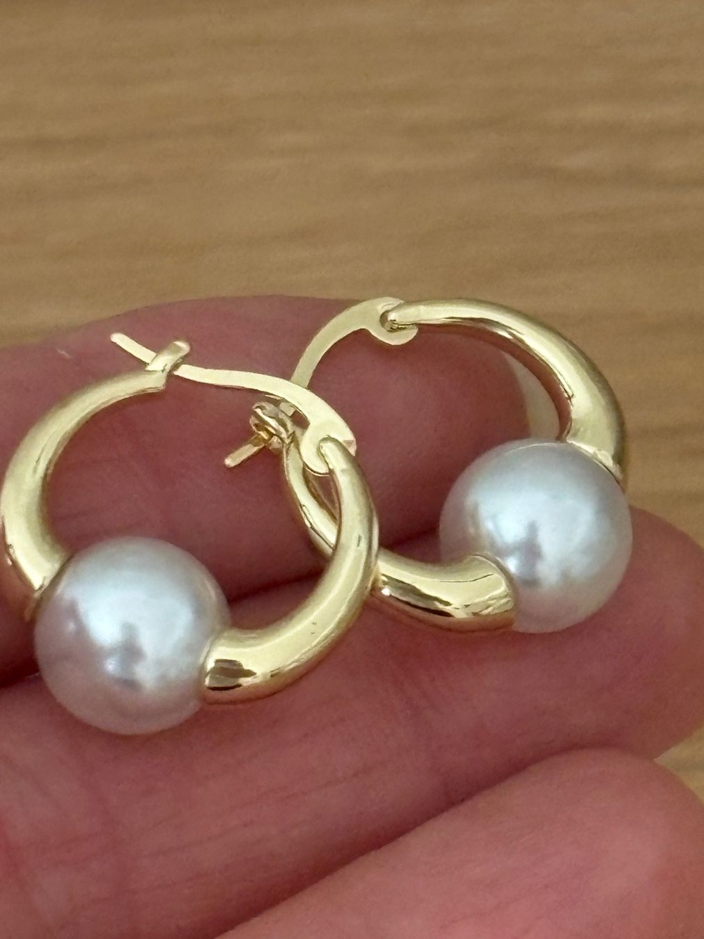 Orecchini pendenti & Orecchini a lobo: Luxus Elegante Ohrstecker  Kunstperlen Farbe: Gold – Nuovo (secondo la descrizione) da Biel-Bienne venduto da Roserosse13 1