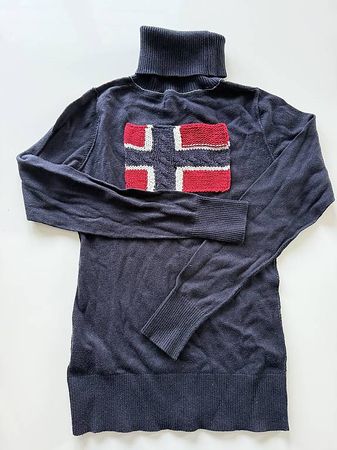 Maglione dolcevita Napapijri bandiera