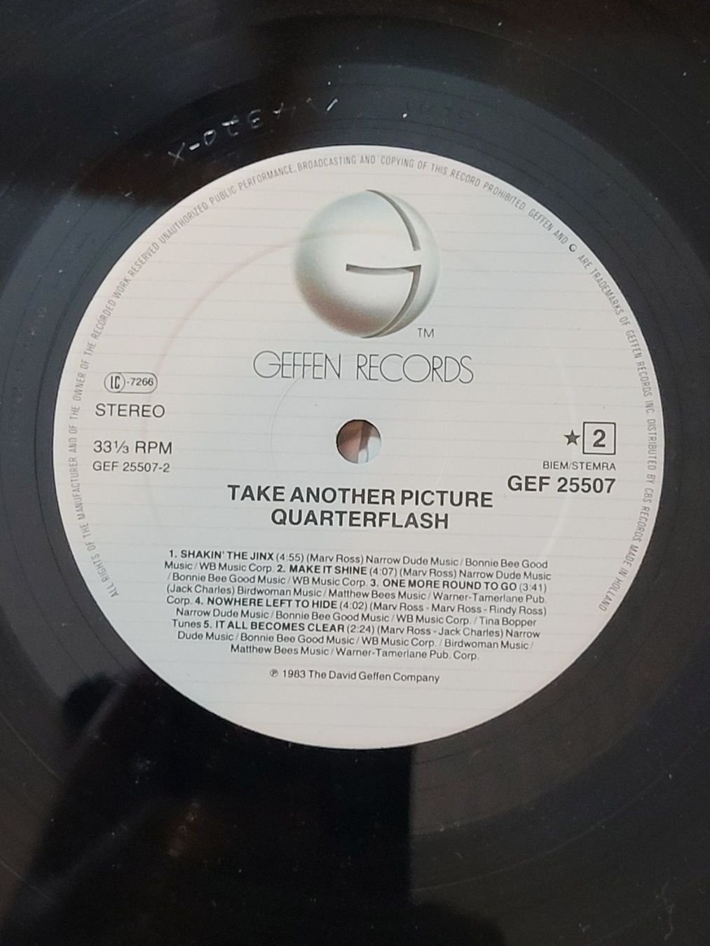 Schallplatten: Vinyle Quarterflash "Take Another Picture" 33t – Gebraucht aus La Chaux-de-Fonds von reu_kx5l 5