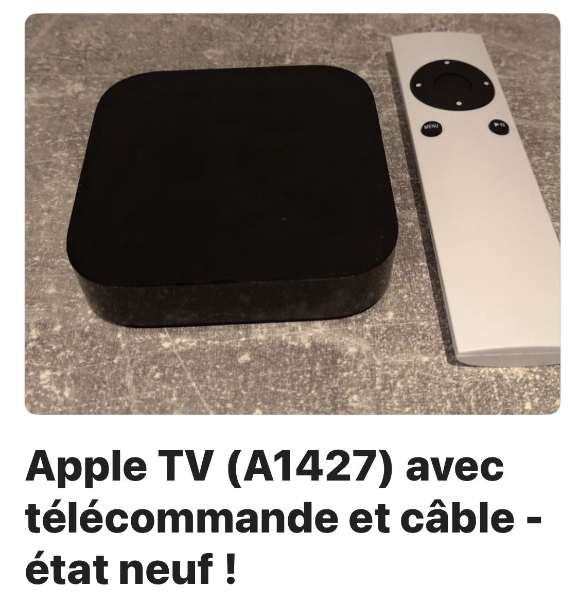 Apple Lettore multimediale & Streamer: Apple TV (A1427) – Usato da lucens venduto da luckilac 1