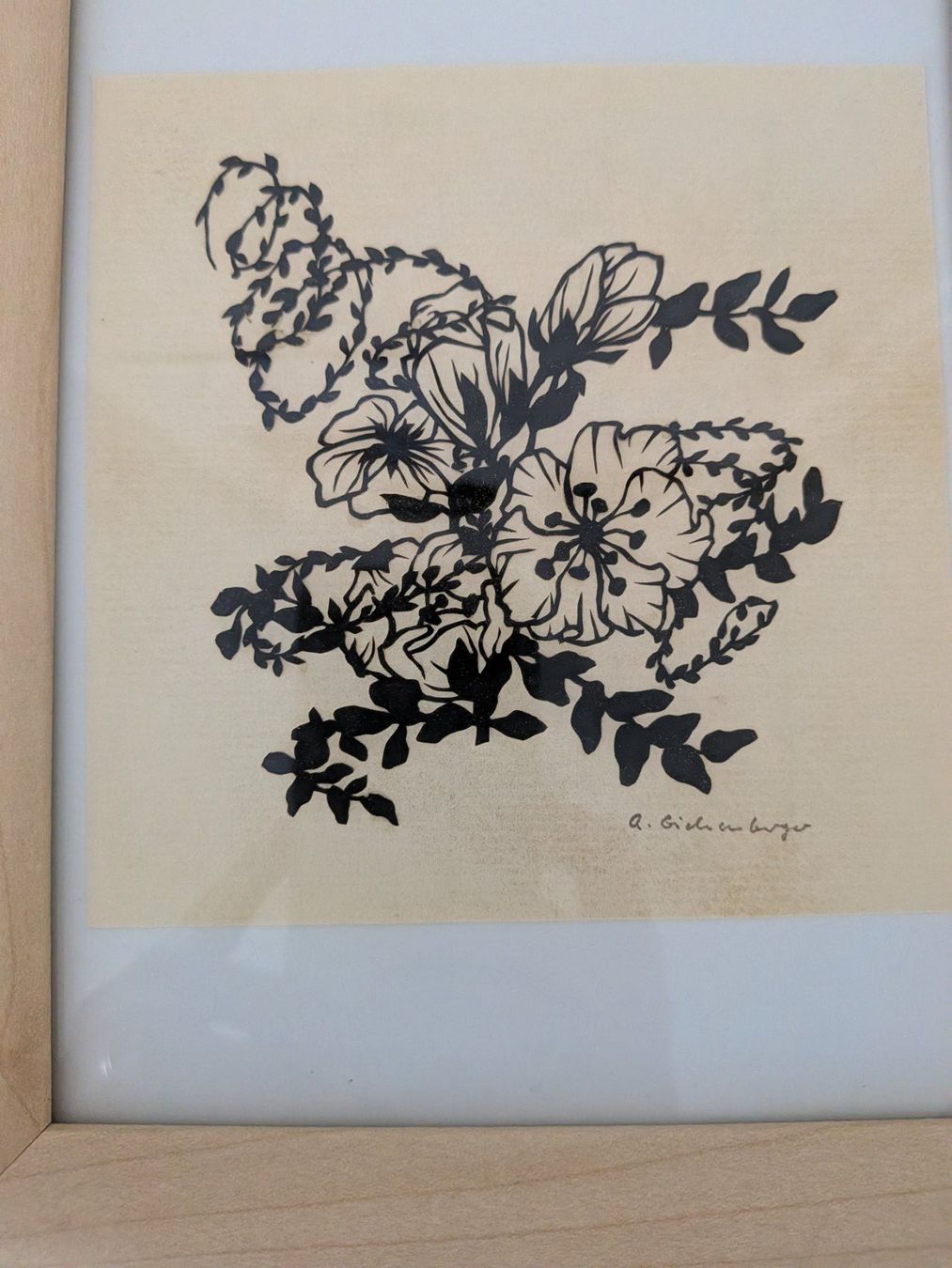 Grafiken & Lithographien: Scherenschnitt A. Eichenberger – Gebraucht aus Emmen von magelan 4