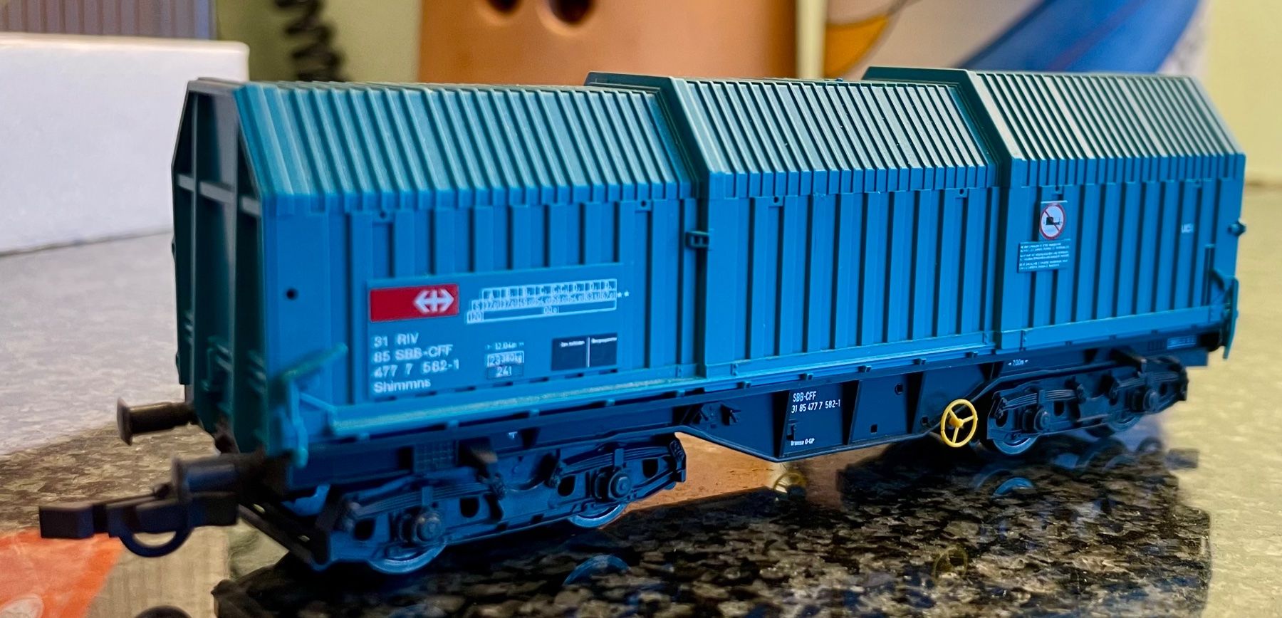 Roco Modelleisenbahnen: Roco SBB Coilwagen 46770, H0, OVP – Gebraucht aus Bern von schm1969